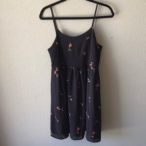 Madewell Embroidered babydoll cami dress Small